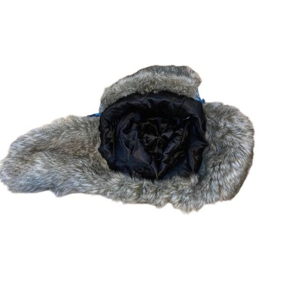 Arizona flapper hat fur winter warm one size blue - Picture 6 of 6